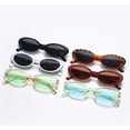 thumbnail image 2 of Oval Sunglasses for Women and Men with AC Lenses PC Frame UV Protection Trendy Sun Glasses Driving Outdoor Sports, 2 of 2