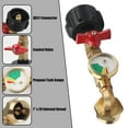thumbnail image 3 of AIRKOUL Propane Refill Adapter w/ON-Off Valve and Gauge Fill 1Lb Bottle From 5-40Lb Tank,2 PACK, 3 of 6