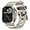 Rose Gold, variant on Black Shell Clover Slim Metal Bracelet for iWatch(Band Only) - Business & Dressy Strap, Compatible with Series 11-1/SE/SE2/SE3 (38-46mm) | For Women (Watch Not Included)