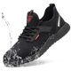 thumbnail image 1 of Safety Shoes Men Women Work Shoes Steel Toe Cap Protection Ultra Light and Indestructible Breathable Safety Sneakers Unisex 38EU 24cm.., 1 of 5