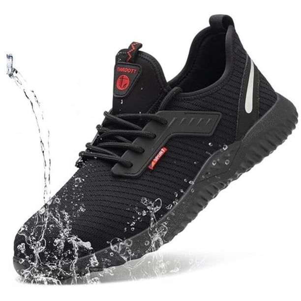 Safety Shoes Men Women Work Shoes Steel Toe Cap Protection Ultra Light and Indestructible Breathable Safety Sneakers Unisex 38EU 24cm..