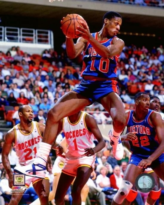 Dennis Rodman 1987 Action Photo Print (11 x 14)