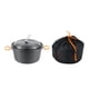 thumbnail image 4 of Olla para acampar, utensilios de cocina, vaporera multifuncional, olla para sopa, olla para exteriores, olla para Picnic, senderismo, fogata, barbacoa Dos asas, 4 of 9