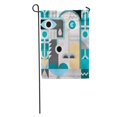 thumbnail image 1 of NUDECOR People Abstract Portrait Face Pattern Anchor Composition Cry Drop Eye Garden Flag Decorative Flag House Banner 28x40 inch, 1 of 2