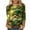782#Green, variant on Njagoc3 Ladies St. Patrick'S Day Printed Round Neck 3/4 Sleeve T-Shirt Loose Plus Size Tops