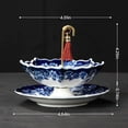 Ceramic Umbrella Tea Infuser & Umbrella Tea Strainer Set for Loose Leaf ...