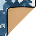 thumbnail image 4 of Digital Camouflage Blue Non-Slip Runner Rug Washable Soft Absorbent Living Room Rugs for Bedroom 63x48 Inches Home Decor, 4 of 7
