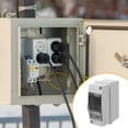 thumbnail image 3 of Milisten Power Distribution Junction Box 2-way Distribution Protection Box Electrical Box (2 Way), 3 of 6