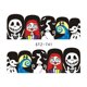 thumbnail image 5 of Soidarity pegatina de Arte de uñas Halloween calavera fantasma No.06, 5 of 6