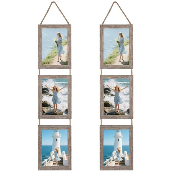 5x7 Collage Picture Frames Set of 2, Hanging Frame for Wall Decor