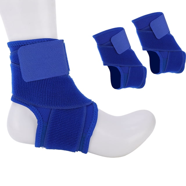 Tobillera Nikou 1 par de compresión unisex para correr azul-L