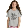 thumbnail image 3 of Beautiful Love Romance Poet Quote Girls Kids T Shirt Tees Teen Brisco Brands S, 3 of 6