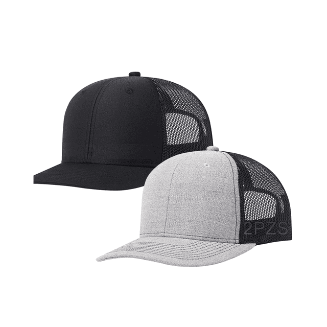 2 Gorras Trucker Beisbol Viseras Ajustable Eo Safe Imports Color Negro Y Gris Unitalla