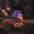 thumbnail image 3 of Yatskia Colorful Zebra Urns for Human Ashes Adult Female and Male, Mini Memorial Burial Urn for Ashes for Women, Decorative Funeral Urns for Human Ashes Adult Man, (Classic 10 Inch and 3 Inch), 3 of 8
