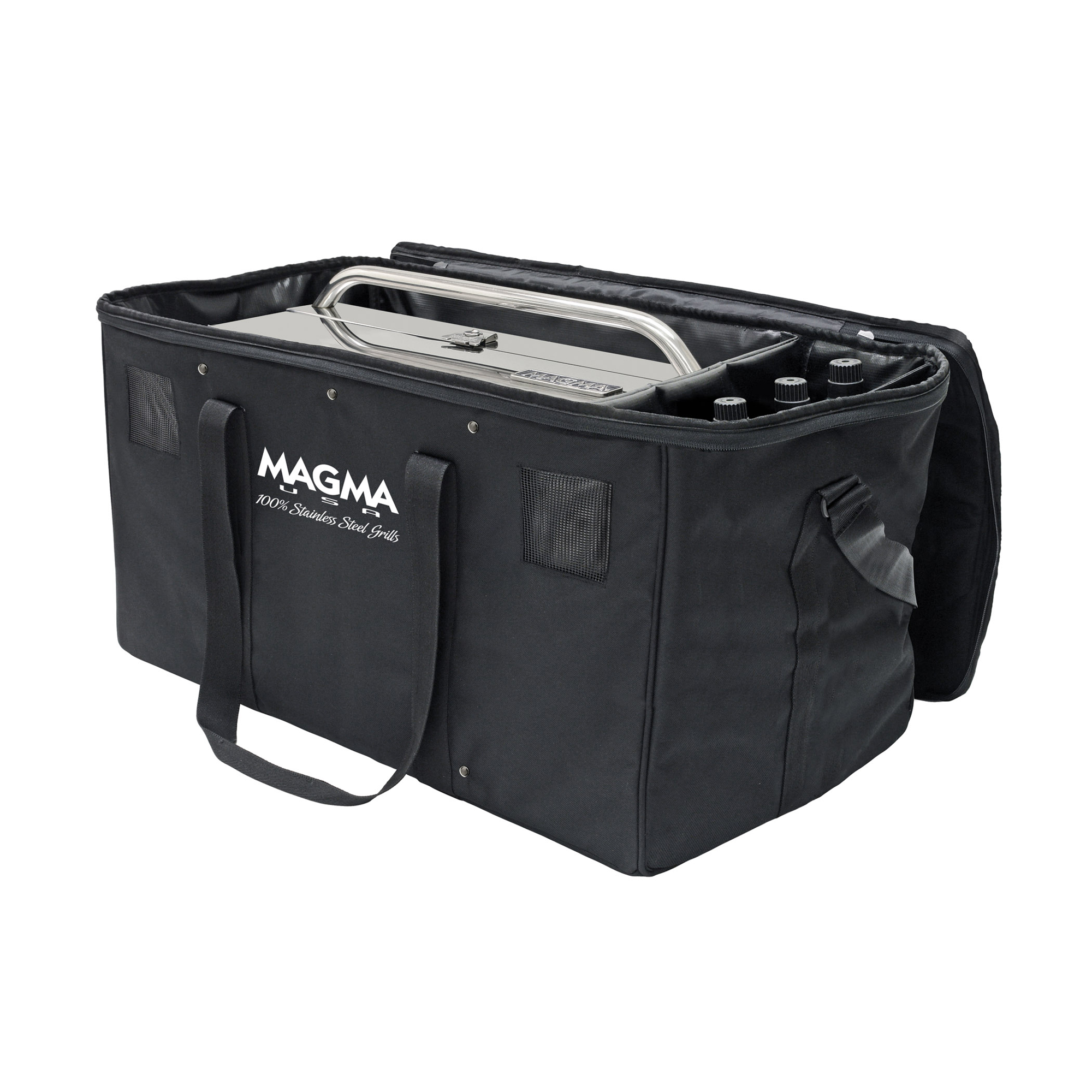 Magma A10-1292 Padded 12 x 18 Inch Rectangular Grill Gear Carrying Case, Black - image 2 of 3
