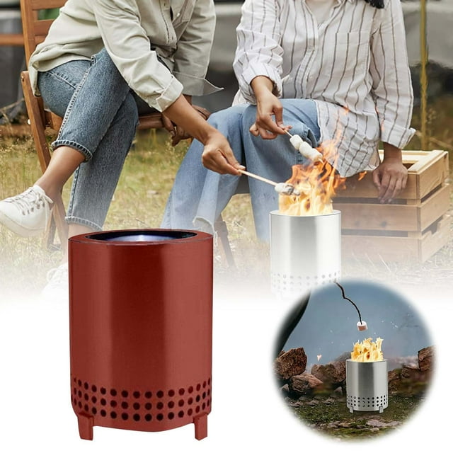 Riforla 1 Pce Chauffage de Table Portable pour Extérieur avec Support en Acier Inoxydable pour Camping