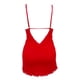thumbnail image 2 of Gibobby Conjunto de lencería de encaje Conjunto De Lencería Erótica Cuello V Lencería erótica Sexy para Mujer, Vestido de Piel Sexy y Casual, Mujer Sexy(Rojo, 4XG), 2 of 5