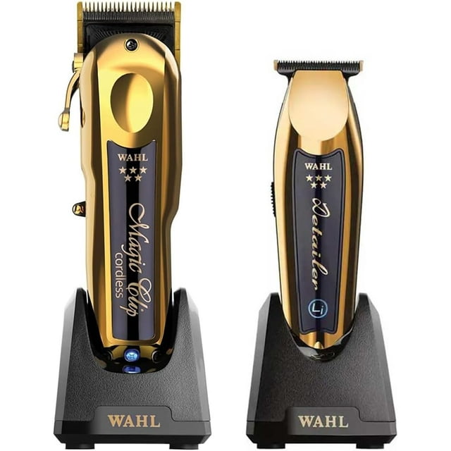 Combo Wahl Magic Clip Gold + Detailer Li Inalámbrico Pro