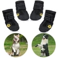 thumbnail image 1 of Botas protectoras ZHAOCHENG para perros medianos y grandes impermeables color negro talla 2, 1 of 5