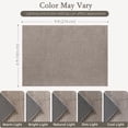 thumbnail image 3 of HOMCOM 6x9 Faux Fur Area Rug, Modern Geometric Pattern Non-Slip Carpet, Tan, 3 of 10