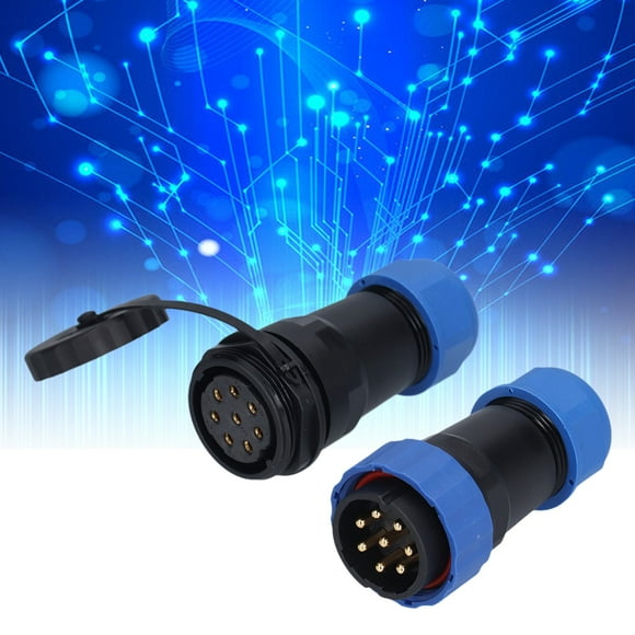 Lemo Connector, Female Butt Antioxidant Wide Aircraft Cable Connectors for Computers for Instruments for Equipment for Programmable Computers 8 Pin