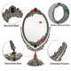 thumbnail image 4 of Espejo de maquillaje JUXYES de metal vintage con soporte, 4 of 4