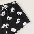 thumbnail image 6 of Liuchenyi Women's Pajamas Set Womens Halloween Print Sleepwear Set with Cute Skeleton Design Top and Matching Shorts for Fun Holiday Style At Home, 6 of 6