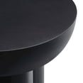 thumbnail image 5 of Caspian Round Concrete Side Table in Black, 5 of 10