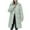 Green, variant on Patlollav Womens Denim Outwear Loose Long Sleeve Cotton-Padded Jacket Long Frock Coat