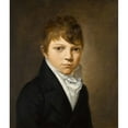 thumbnail image 3 of Louis Léopold Boilly 15x17 Black Modern Framed Museum Art Print Titled - Portrait of a Young Boy, 3 of 5