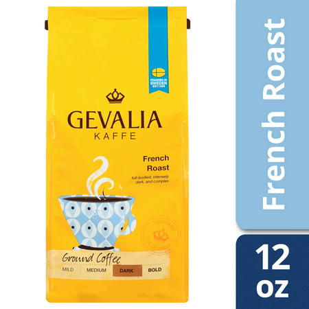 Gevalia French Roast Ground Coffee, Caffeinated, 12 oz (Best Coffee In French Quarter)