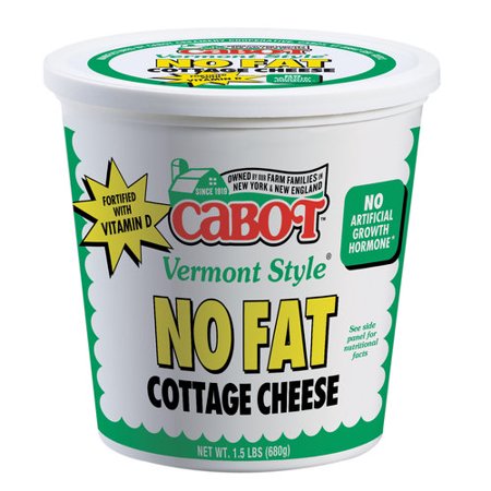 Cabot Nonfat Cottage Cheese 24 Oz Walmart Com