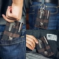 thumbnail image 3 of VIPERADE PL5 EDC Organizer Pouch, EDC Pocket Organizer for Men, Slim EDC Pouch with DIY Patch Area, EDC Pouch Organizer for Daily Carry-Brown, 3 of 6