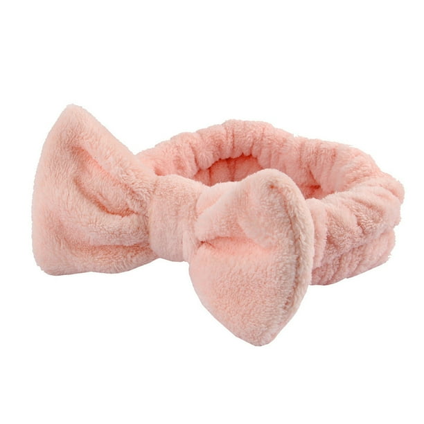 Diadema de terciopelo con lazo liso para mujer, pañuelo para la cabeza