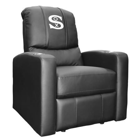 Black Chicago White Sox Team Logo Stealth Manual Recliner