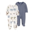 thumbnail image 1 of Pack de 2 mamelucos Child of Mine para Bebé Niño 2 Piezas con Estampado de Animalitos Azul Talla 3-6 Meses, 1 of 4