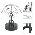 thumbnail image 2 of Shisuyan 1pc Perpetual Motion Toy Desktop Motion Toy Science Toy Home Ornament (Silver), 2 of 9