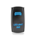 thumbnail image 1 of HSHDLDF DaSen Toggle Switch with LED Light Bar Laser Blue LED Light Rocker Switch Universal ON-Off 20A/12V 5pin Fit ATV UTV Polaris RZR Jeep Marine Boat Car Rv Vehicles Truck SUV C, 1 of 7