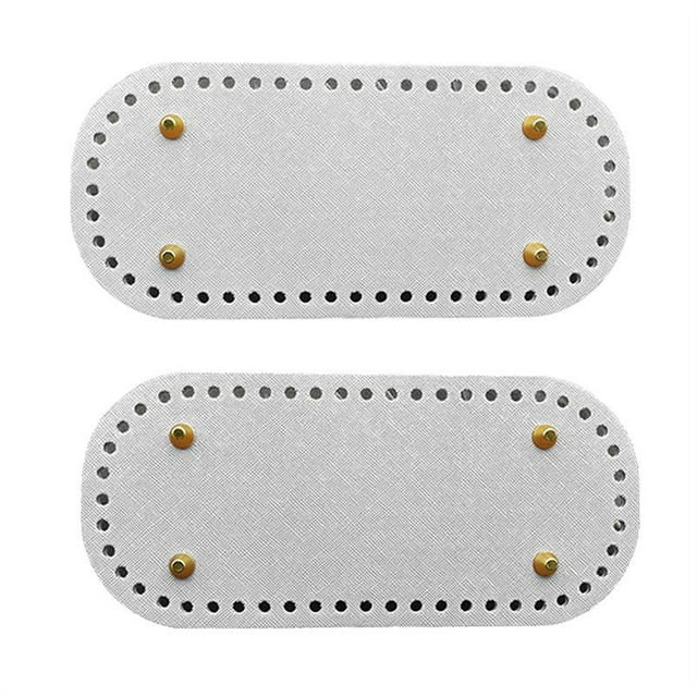 Bolsas hechas a mano Zulema 2pcs Cojín inferior Insertar Reemplazo Blanco gris