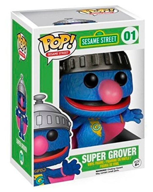 Sesame Street Super Grover 01 Funko POP TV Vinyl Action Figure - Walmart.com - Walmart.com