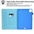 thumbnail image 3 of Dteck Folio Case for iPad Pro 11 Inch (M4) 2024, Multi-Angle Smart Stand Cover with Card Slots, Cute Butterfly Pattern Auto Sleep/Wake for iPad Pro 11 (2024), 3 of 5