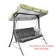 thumbnail image 3 of Yuarrent Cubierta para columpio de 3 asientos, cubierta para jardín, impermeable, resistente a los rayos UV, sombra para silla, polvo/vela, patio Jardín y Patio Beige 190*132*15cm Yuarrent HA005129-02, 3 of 6