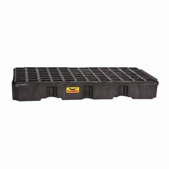 Spill Deck, 30 gal Spill Capacity, 2 Drums, 5,000 lb Load Capacity, Polyethylene