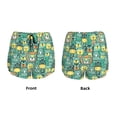 thumbnail image 5 of Lsque Animals with Leaf Printed Women's Running Shorts with Liner Pockets,Elastic Quick Dry Workout Athletic Gym Yoga Shorts,Womens High Waist Shorts-XX-Large, 5 of 9