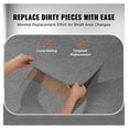 thumbnail image 5 of Carpet Tiles Peel and Stick, 24x24 Self Adhesive Carpet Squares, Soft Padded Floor Tiles, Easy DIY Install for Bedroom Living Room, Indoor, Light Gray (9 Tiles), 5 of 7