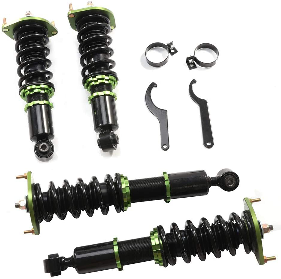 cciyu Coilover Suspension Shock Absorbers Adjustable Coilovers Lowering Kit Fit for 2011 2012 2013 2014 2015 Hyundai Genesis Coupe