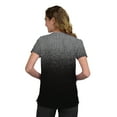 thumbnail image 3 of Women's Medical Nursing Ombre Scrub Uniform Print Top GT Performance-Heather Pewter/Black-X-Large, 3 of 5