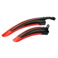 thumbnail image 1 of Guardabarros delantero trasero para bicicleta MTB, conjunto de alas para ciclismo, guardabarros para bicicleta, rojo, 2 uds., 1 of 6