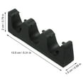 thumbnail image 2 of PTOOTP Wall Mount Plastic Billiard Cue Rack for Secure Storage and Display of Pool Poles, 2 of 8