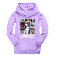 thumbnail image 1 of 9-14 Taylor Kids Ages Swift The Eras Tour Hoodie Sweatshirt Printed Long Sleeve Casual Loose Pullover Hoodie Tops Kids Bo, 1 of 4